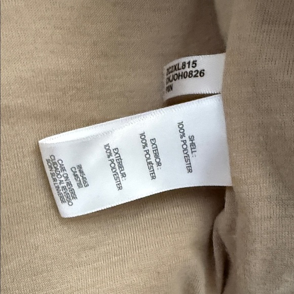 Calvin Klein Beige Sherpa Jacket. Teddy Jacket. Size L - Picture 4 of 9